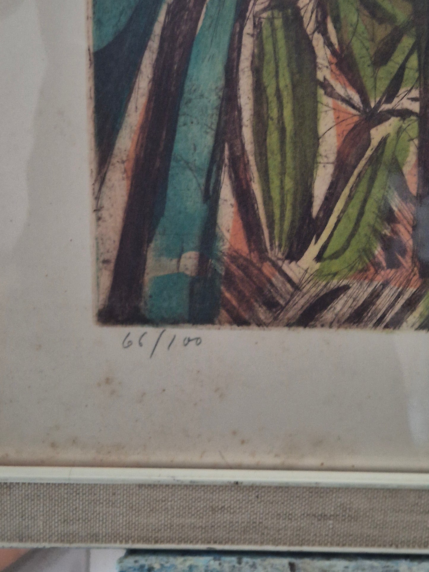 Albert Janesch (1889-1973) Farblithographie Handsigniert und Nummeriert