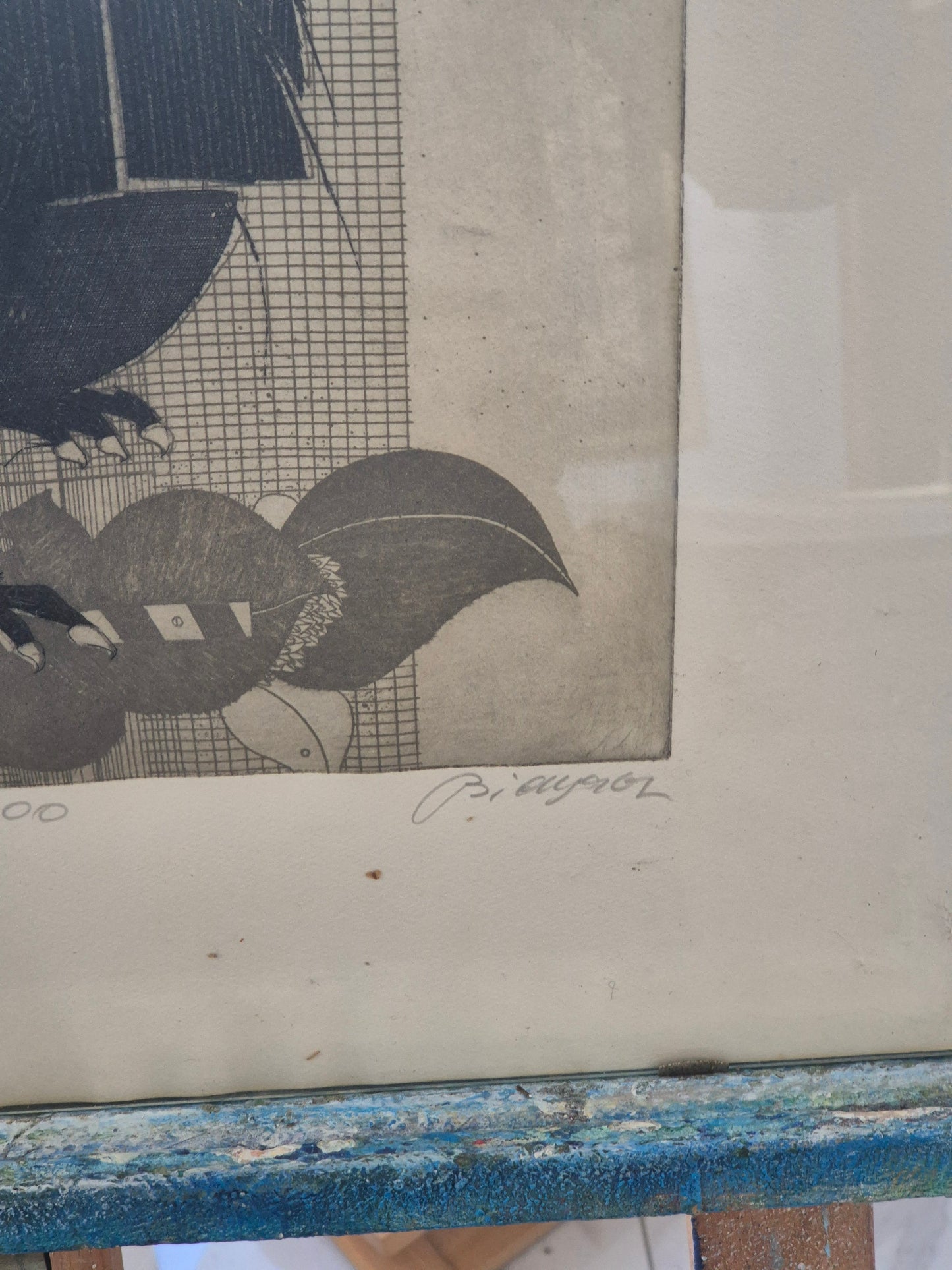 Karl Bianga (1930-2015) Farbradierung Handsigniert und Nummeriert 146/200