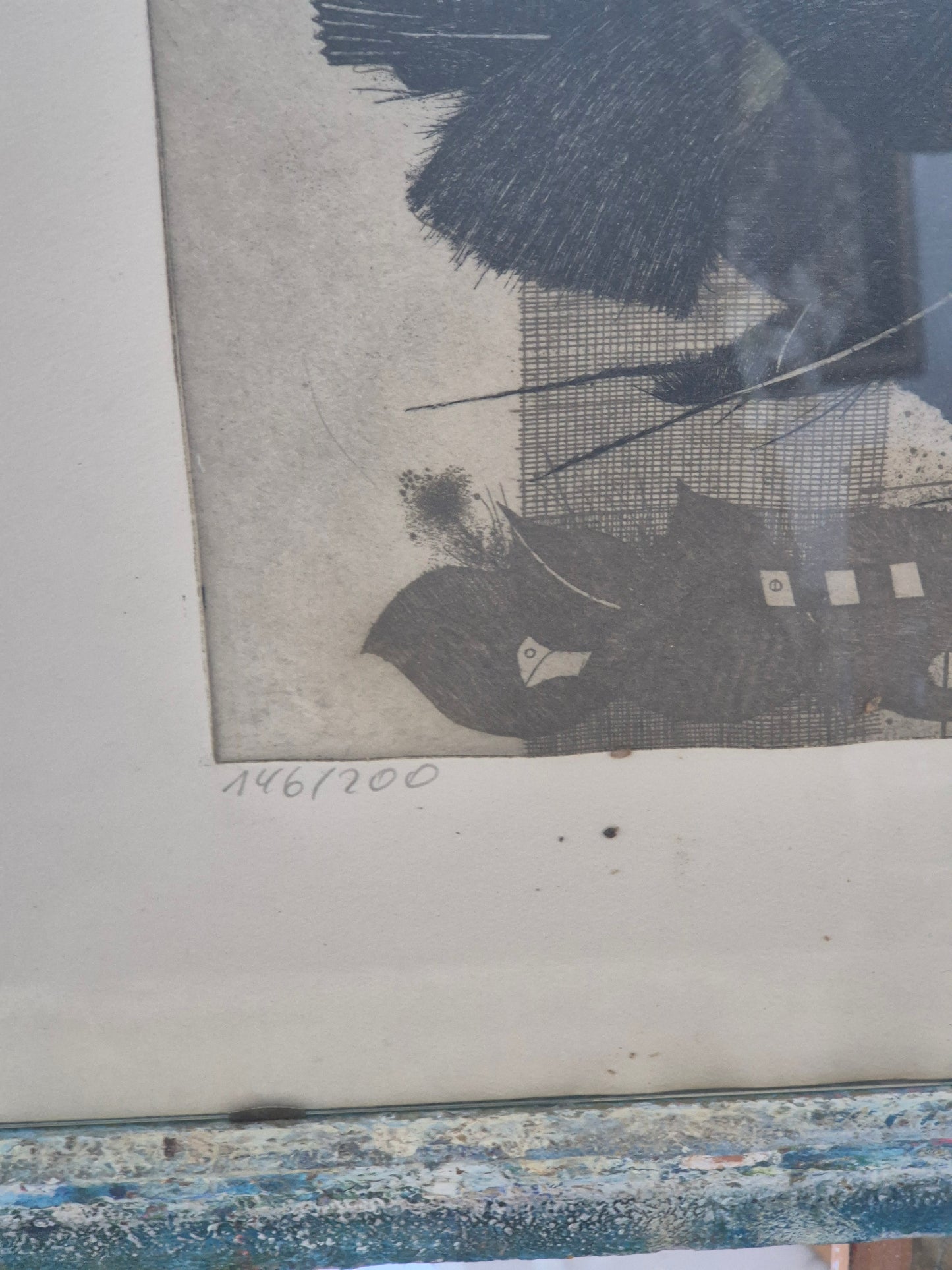 Karl Bianga (1930-2015) Farbradierung Handsigniert und Nummeriert 146/200