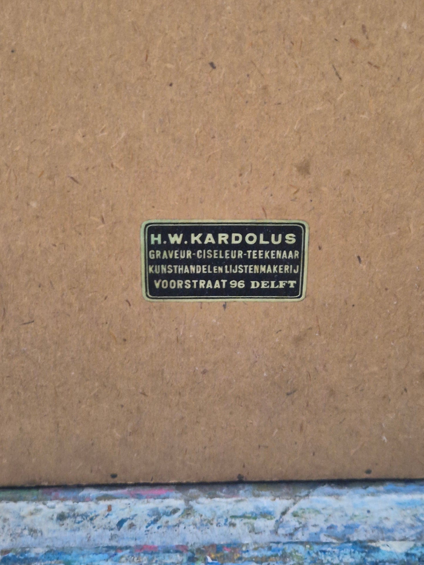 Handsignierte Lithographie Grafik Schwarzwald Landschaft 42x52cm