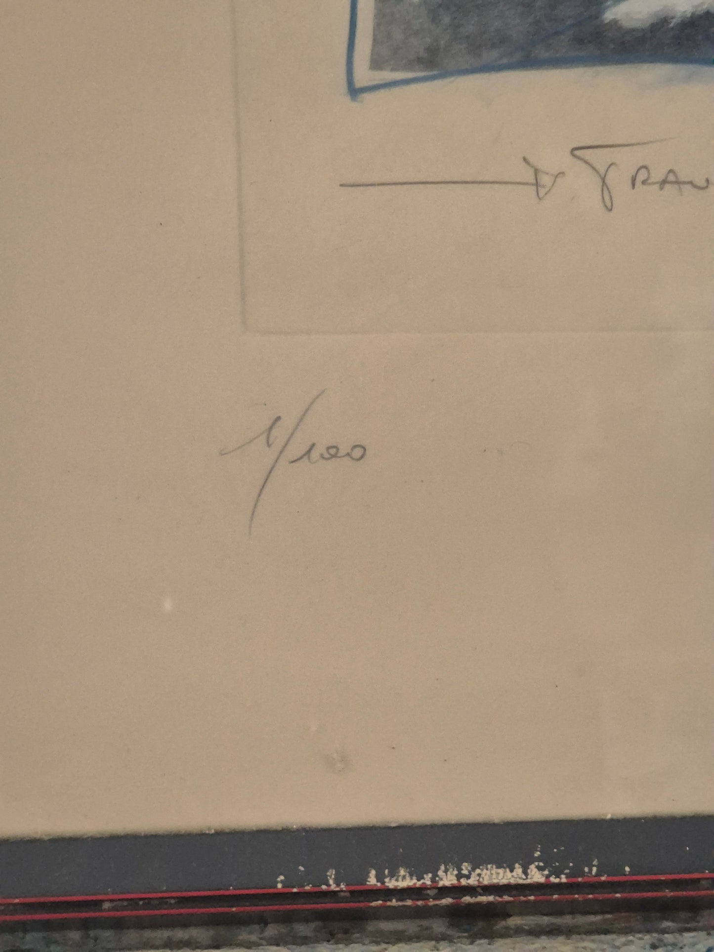 Edmond Dembinski (1951-2002) Farblithographie Traumskizze Nummeriert 1/100