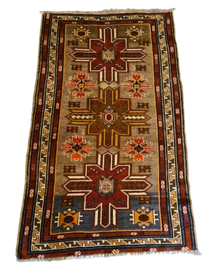 Orientteppich Handgeknüpfter Teppich Kaukasus Kasak Antik 156x94cm
