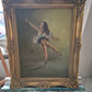 Ölgemälde Ballerina im Rampenlicht Roel Dozeman (XX) Handsigniert