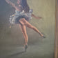 Ölgemälde Ballerina im Rampenlicht Roel Dozeman (XX) Handsigniert
