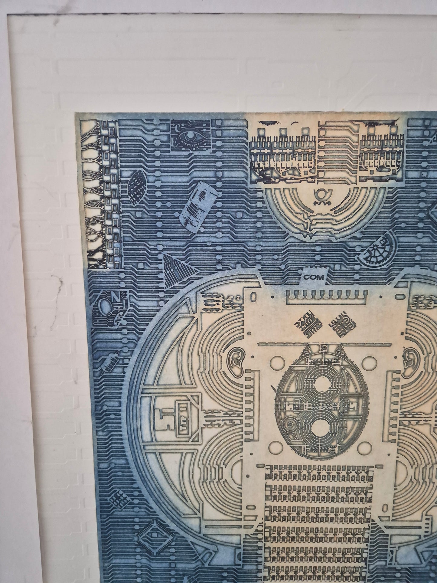 Farbradierung Modellabbildung Handsigniert und Nummeriert R. Franke (1994)