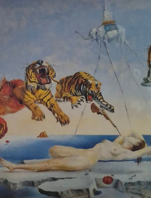 Salvador Dalí (1904-1989) Kunstdruck Traum vom Flug einer Biene