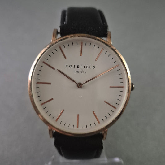 Stilvolle Rosefield Damenarmbanduhr – Minimalistisches Design mit Lederarmband