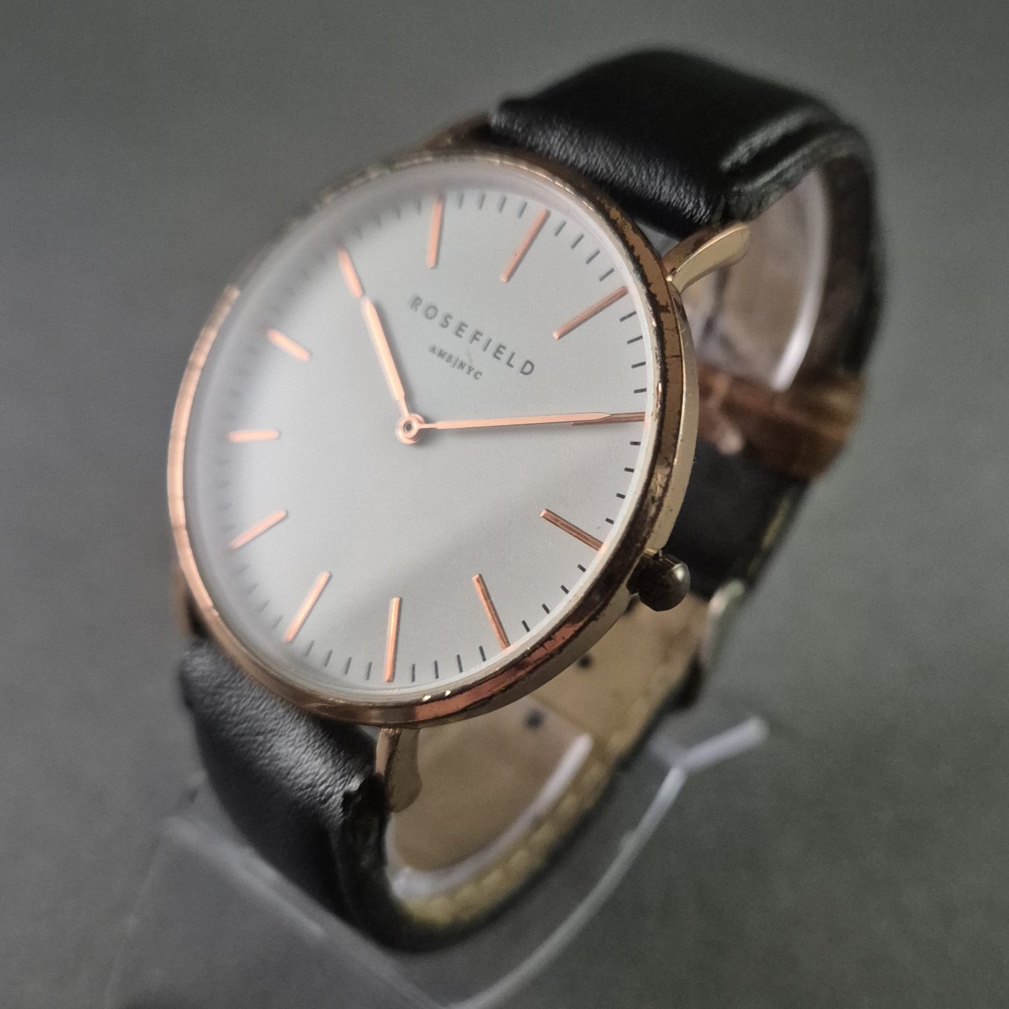 Stilvolle Rosefield Damenarmbanduhr – Minimalistisches Design mit Lederarmband