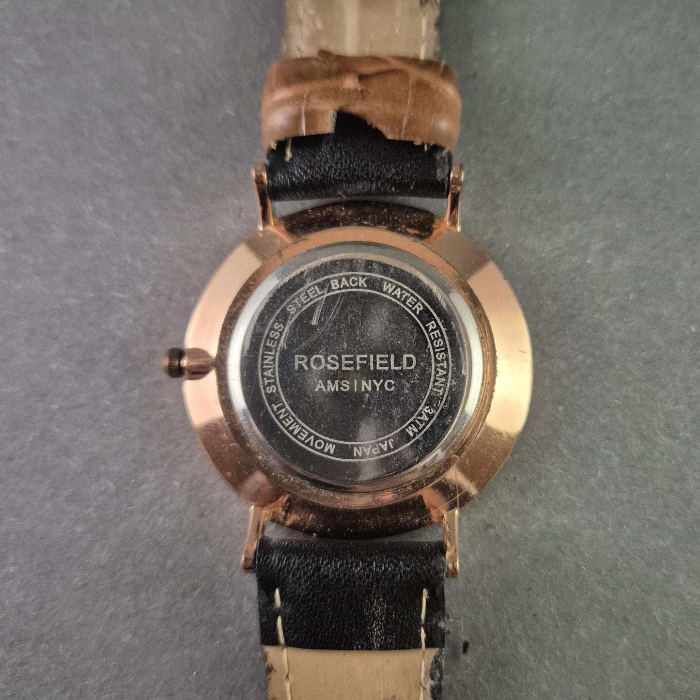 Stilvolle Rosefield Damenarmbanduhr – Minimalistisches Design mit Lederarmband