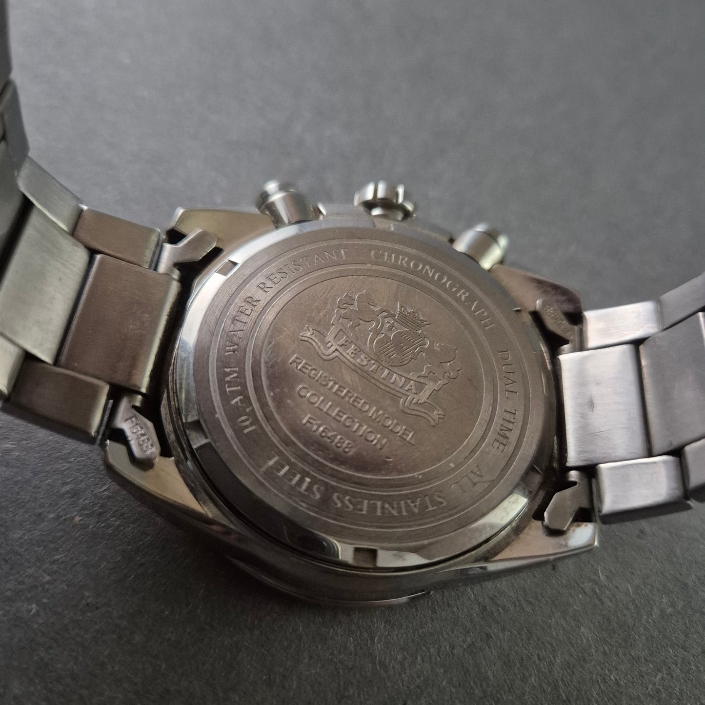 Festina Chronograph Herrenarmbanduhr – Sportliche Eleganz mit Edelstahlarmband