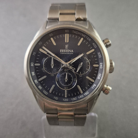 Festina Chronograph – Sportliche Herrenarmbanduhr mit Tachymeter