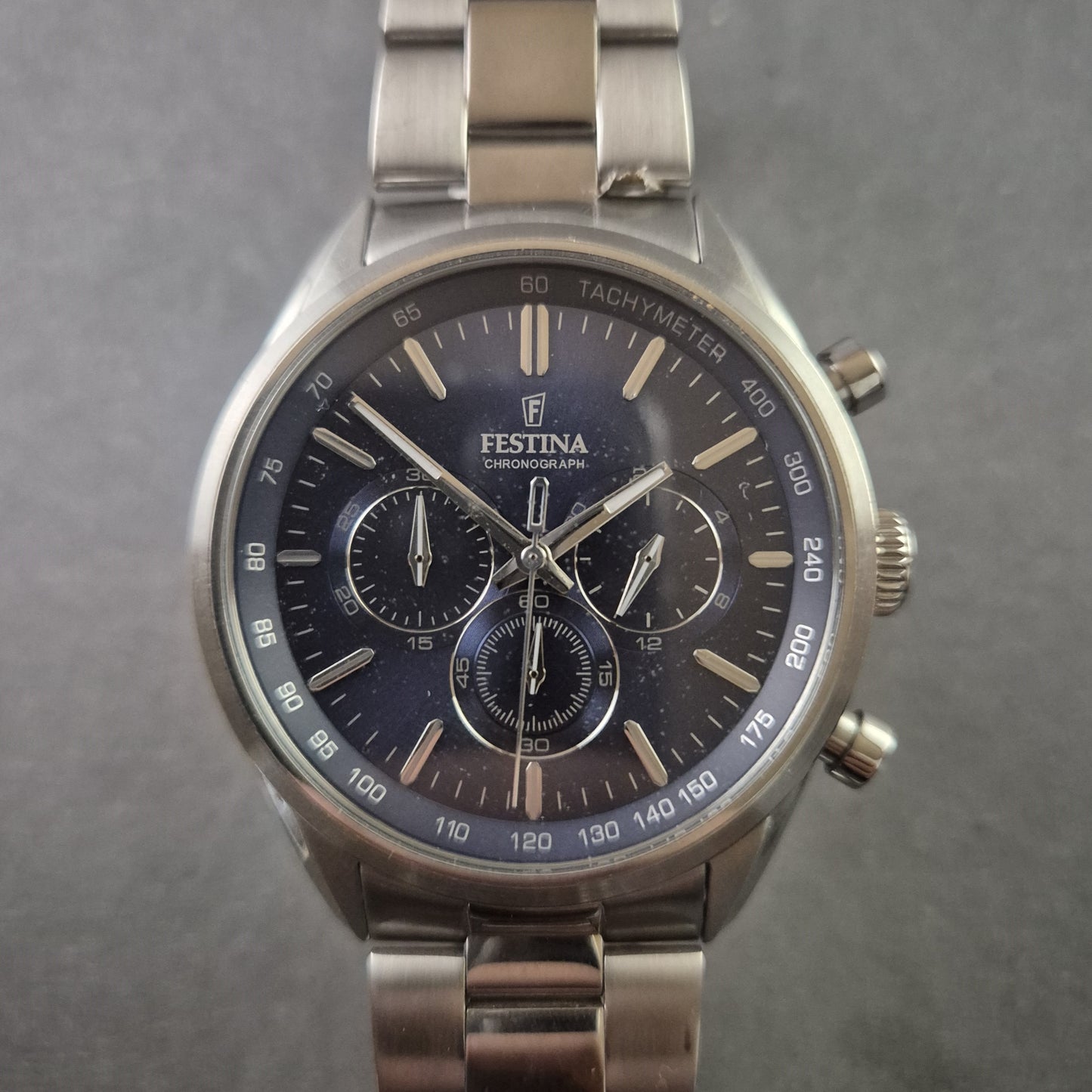 Festina Chronograph – Sportliche Herrenarmbanduhr mit Tachymeter