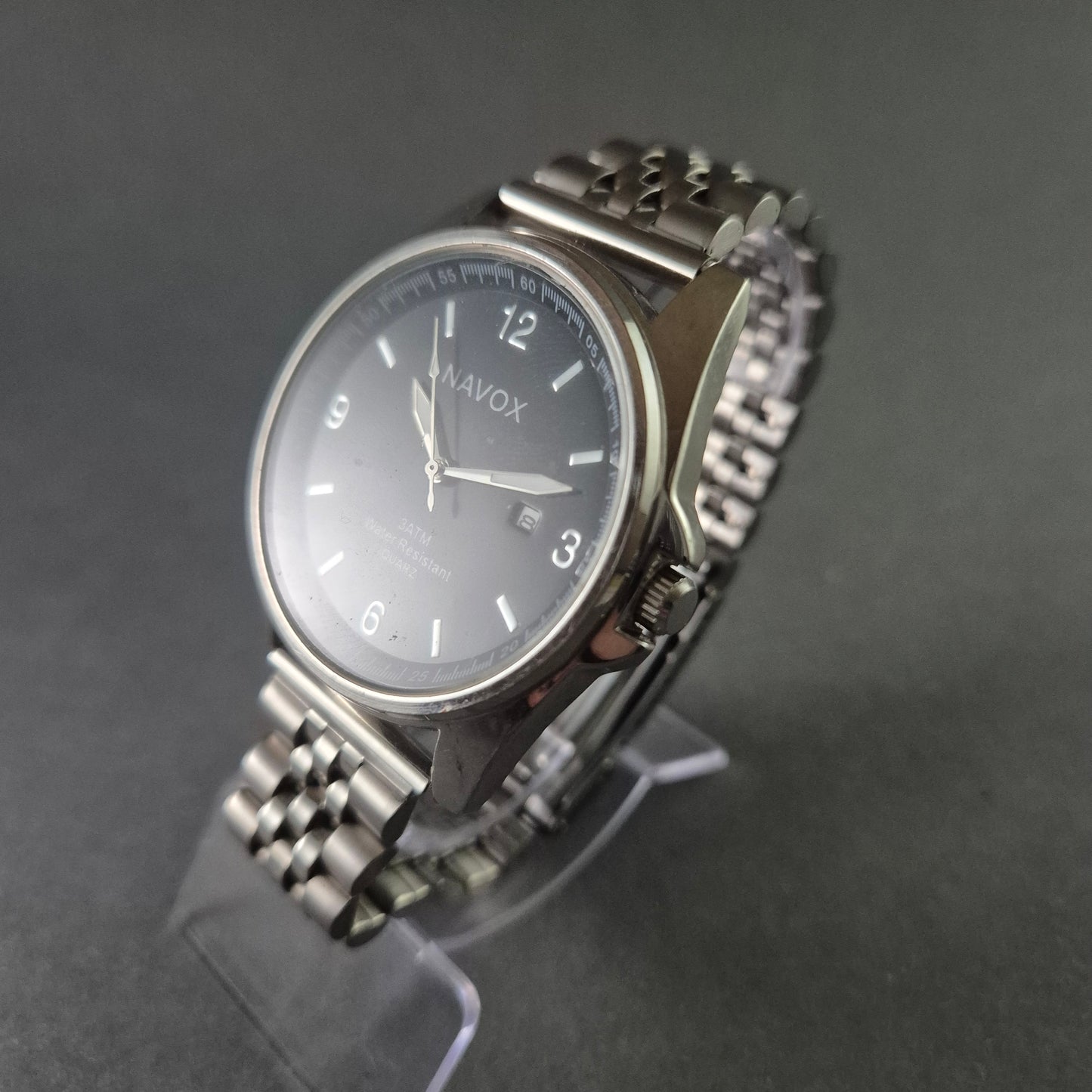 Sportliche JAVOX Herrenarmbanduhr – Robustes Edelstahlgehäuse