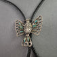 Vintage Bolo Tie mit Adler-Motiv – Western-Style mit Türkis-Akzenten