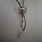 Vintage Bolo Tie mit Adler-Motiv – Western-Style mit Türkis-Akzenten