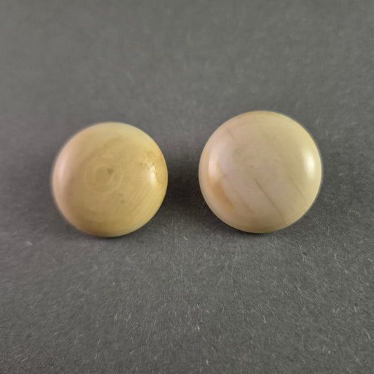 Elegante Vintage-Clip-Ohrringe in Elfenbeinoptik