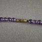 Elegante Amethyst-Kette mit Vintage-Schraubverschluss - ca. 22 g