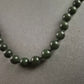 Edle Vintage-Jadekette – Eleganter Halsschmuck mit Messingverschluss