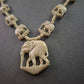 Exquisite Vintage-Kette mit Elefantenmotiven – Kunstvoll gearbeitet