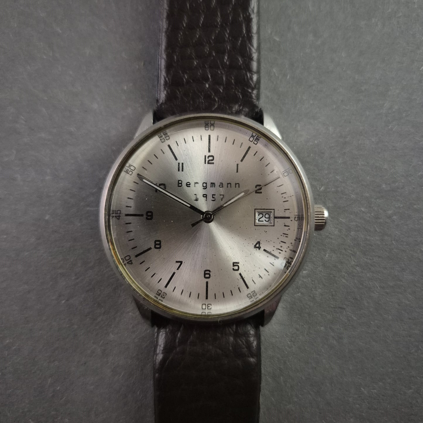 Klassische Bergmann Herrenarmbanduhr – Eleganz mit zeitlosem Charme