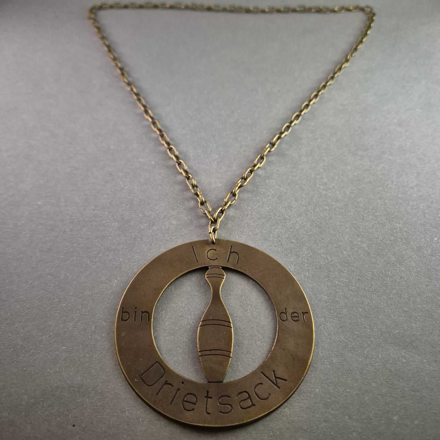 Lustige „Drietsack“ Kette – Einzigartiges Accessoire für Kegelfans