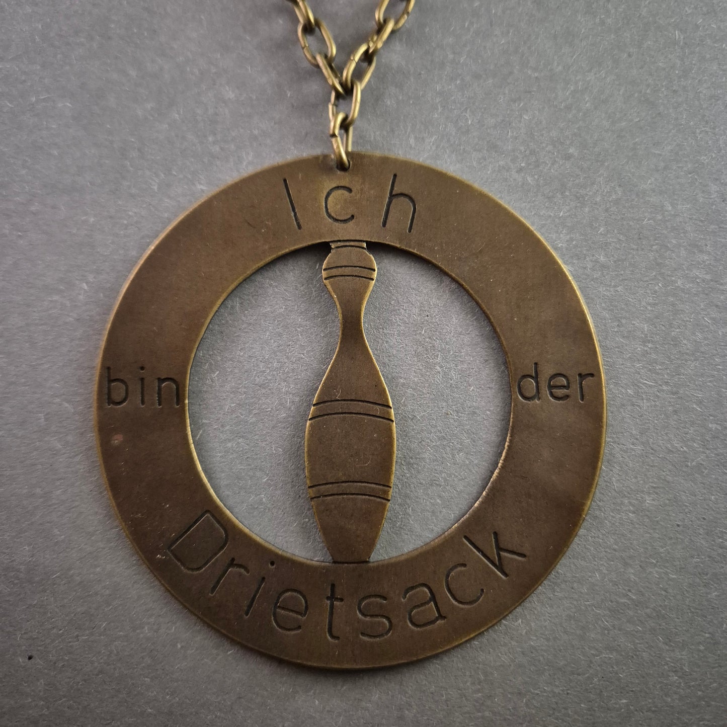 Lustige „Drietsack“ Kette – Einzigartiges Accessoire für Kegelfans