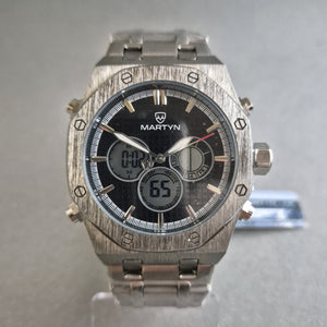 Sportliche Martyn Line Herrenarmbanduhr – Chronograph mit Dual-Time-Funktion