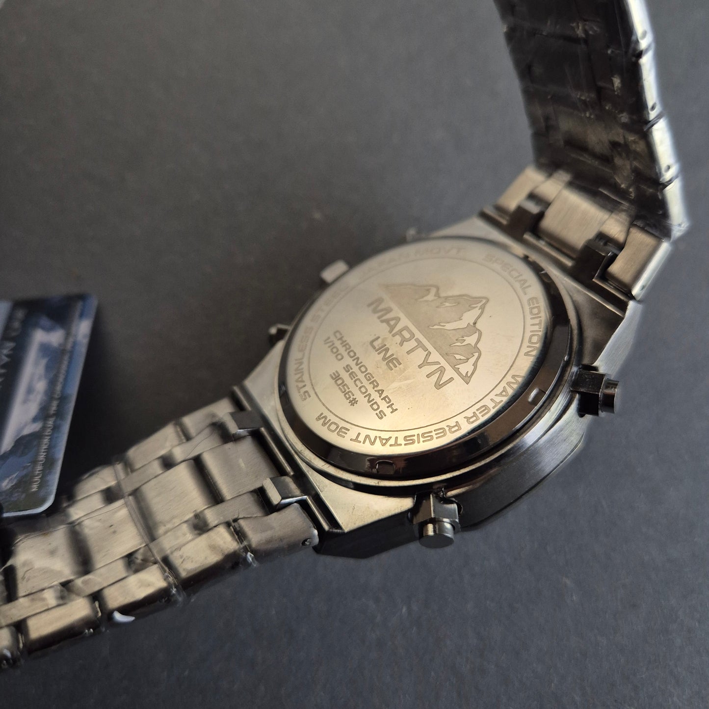 Sportliche Martyn Line Herrenarmbanduhr – Chronograph mit Dual-Time-Funktion