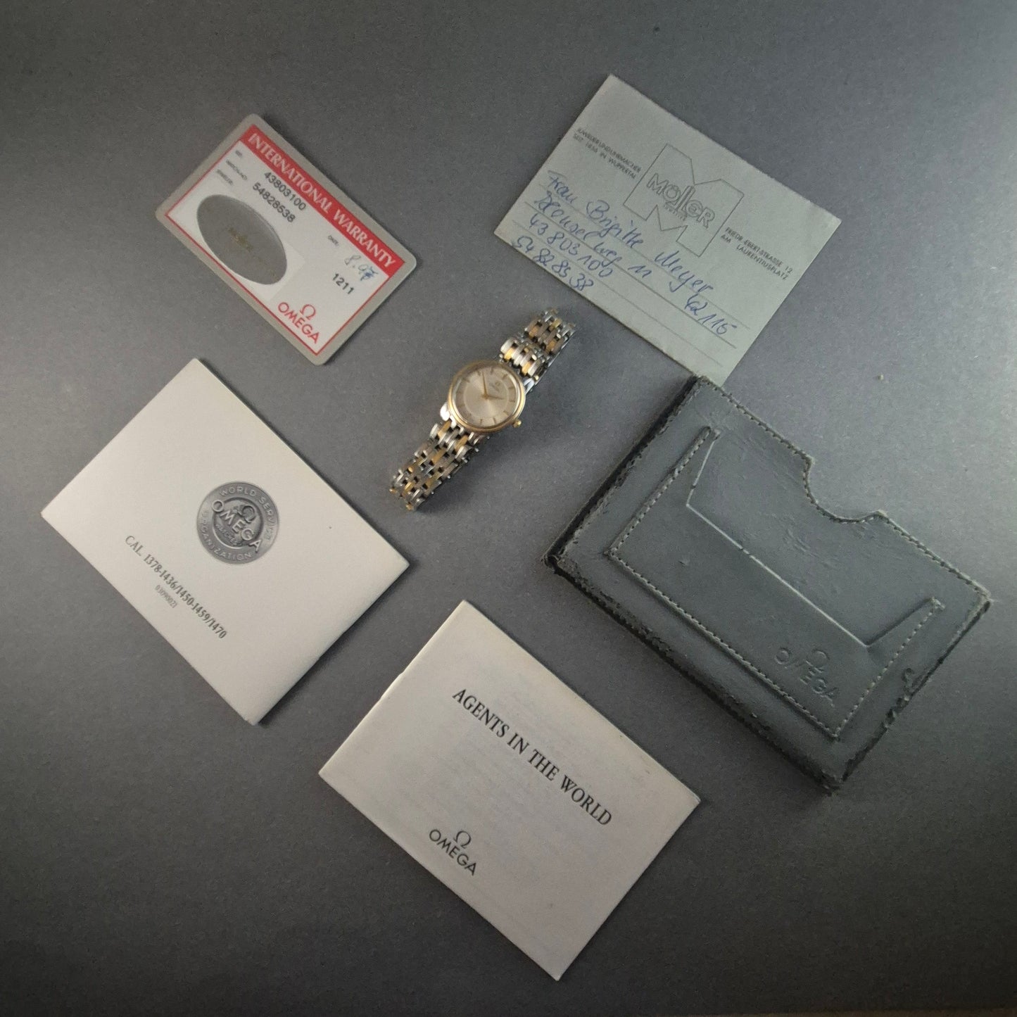 Luxuriöse Omega Damenarmbanduhr – Zeitlose Eleganz in Gold-Bicolor