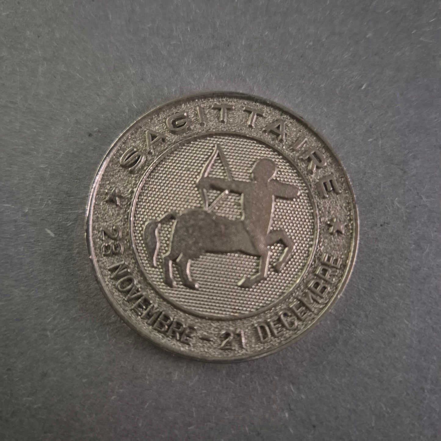 Vintage Sternzeichen-Medaille „Schütze“ – Sammlerstück aus Deutschland