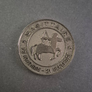 Vintage Sternzeichen-Medaille „Schütze“ – Sammlerstück aus Deutschland