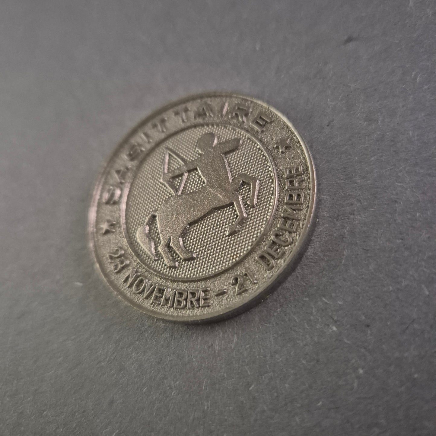 Vintage Sternzeichen-Medaille „Schütze“ – Sammlerstück aus Deutschland