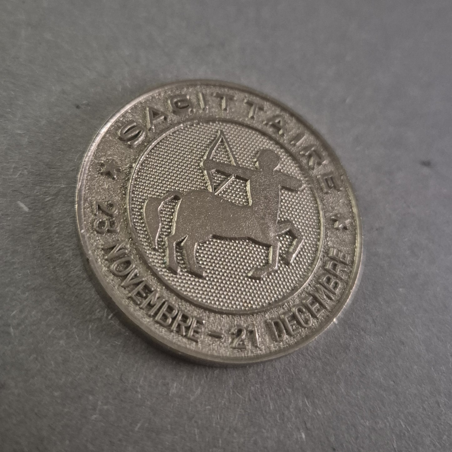 Vintage Sternzeichen-Medaille „Schütze“ – Sammlerstück aus Deutschland