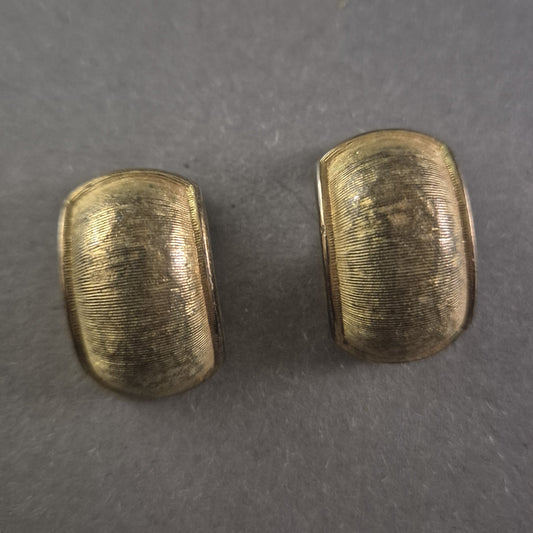 Christian Dior Vintage-Ohrringe – Vergoldete Designer-Clips aus Deutschland