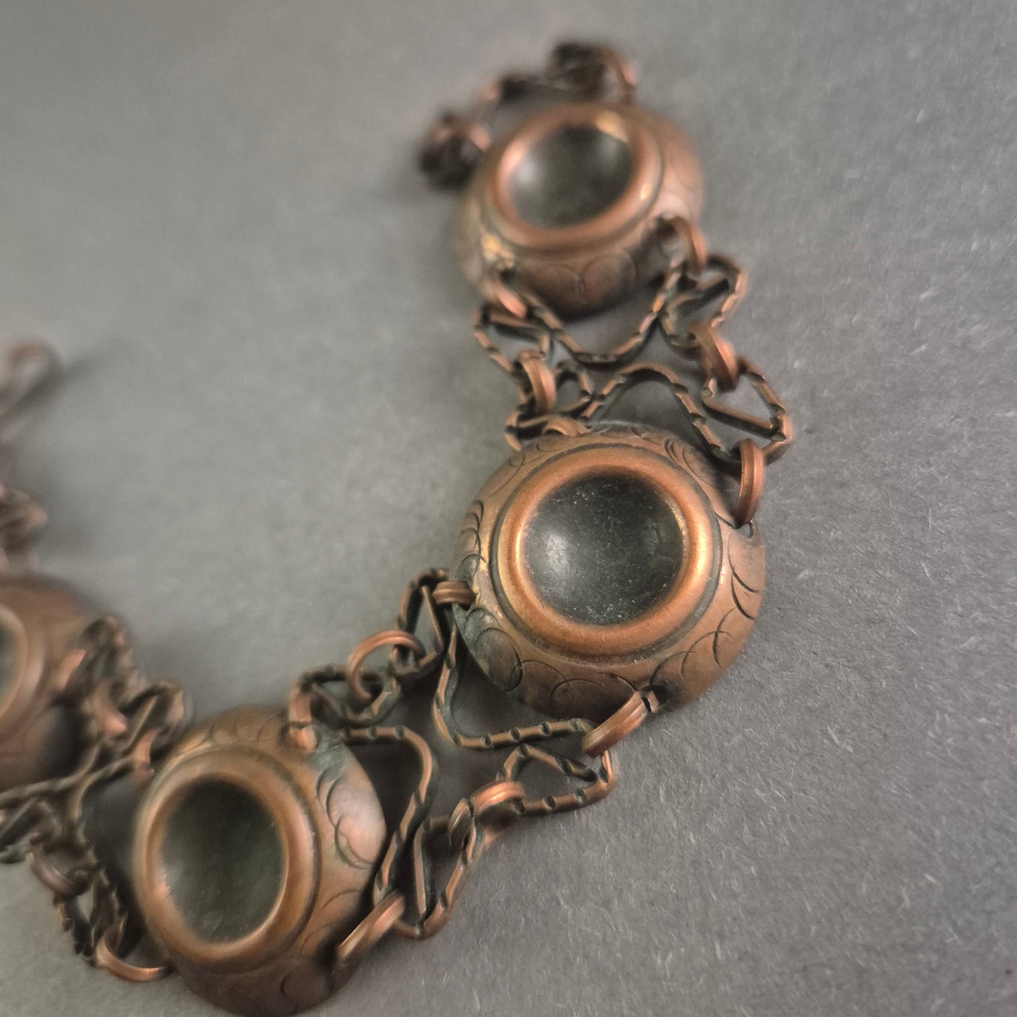Antikes Kupferarmband – Handgefertigter Vintage-Stil