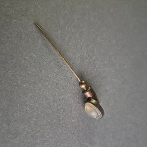 Vintage Krawattennadel mit Gravur – Zeitlose Eleganz aus Silber