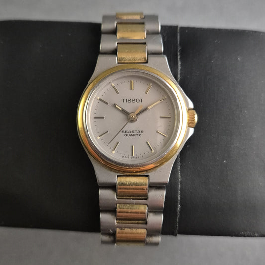 Elegante Tissot Seastar Damenarmbanduhr – Zeitlose Eleganz in Bicolor-Design