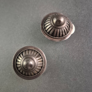 Vintage Silber Ohrclips – Elegantes Design mit filigranen Details