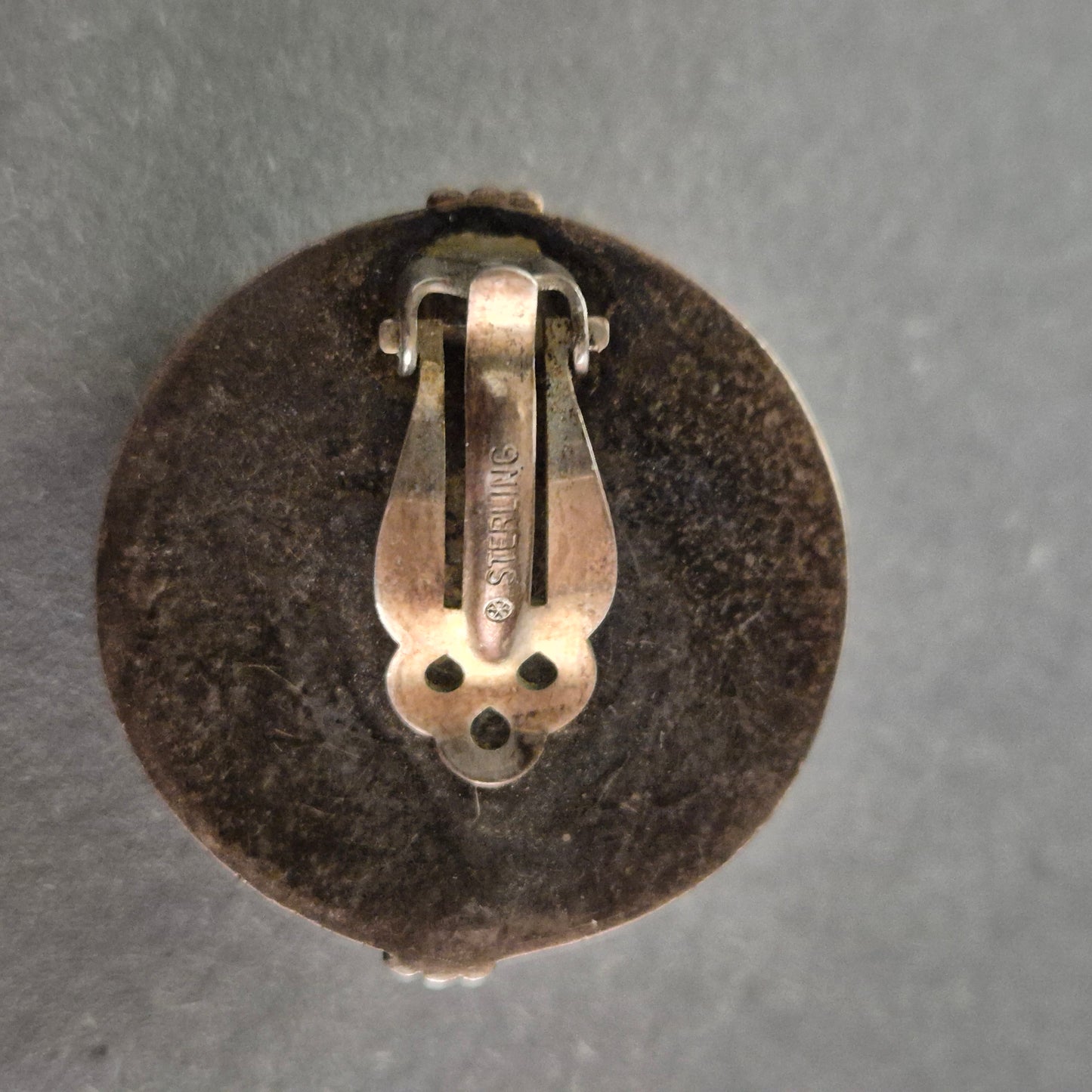 Vintage Sterling Silber Clip-Ohrringe – Zeitlose Eleganz im Retro-Stil