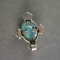 Vintage Sterling Silber Anhänger mit Türkis – Exquisite Handwerkskunst