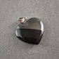 Herzanhänger aus Hämatit – Elegante Schlichtheit mit polierter Oberfläche