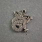 Antiker Drachen-Anhänger aus 925er Silber – Mystisches Design