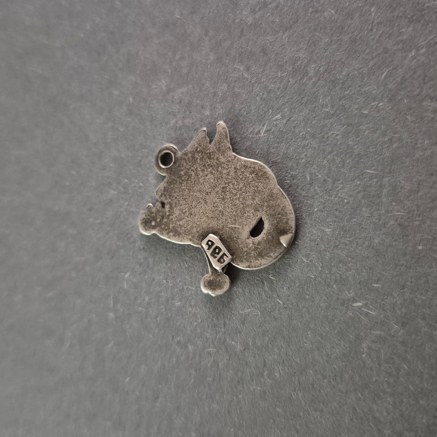 Antiker Drachen-Anhänger aus 925er Silber – Mystisches Design