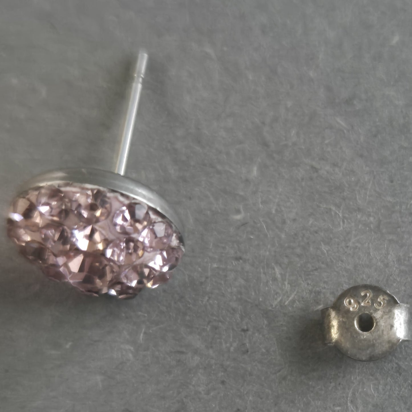 Glamouröse Ohrstecker mit Rosa Kristallen – Funkelnder Chic für jeden Anlass