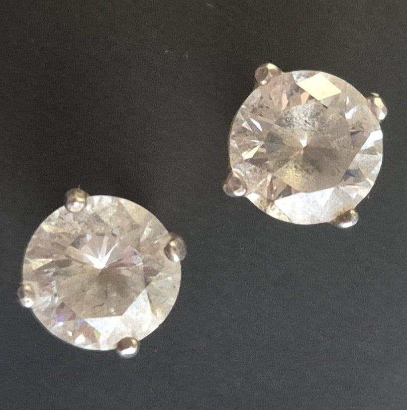 Elegante Silber Ohrstecker mit Zirkonia – Zeitloser Glanz für jeden Anlass