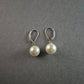 Elegante Perlen-Ohrhänger mit Klappverschluss – Schlichte Eleganz