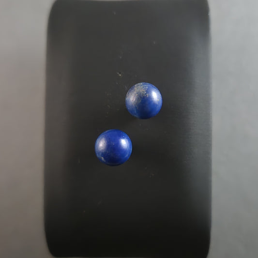 Vintage Clip-Ohrringe mit blauen Steinen – Klassische Eleganz in tiefem Blau