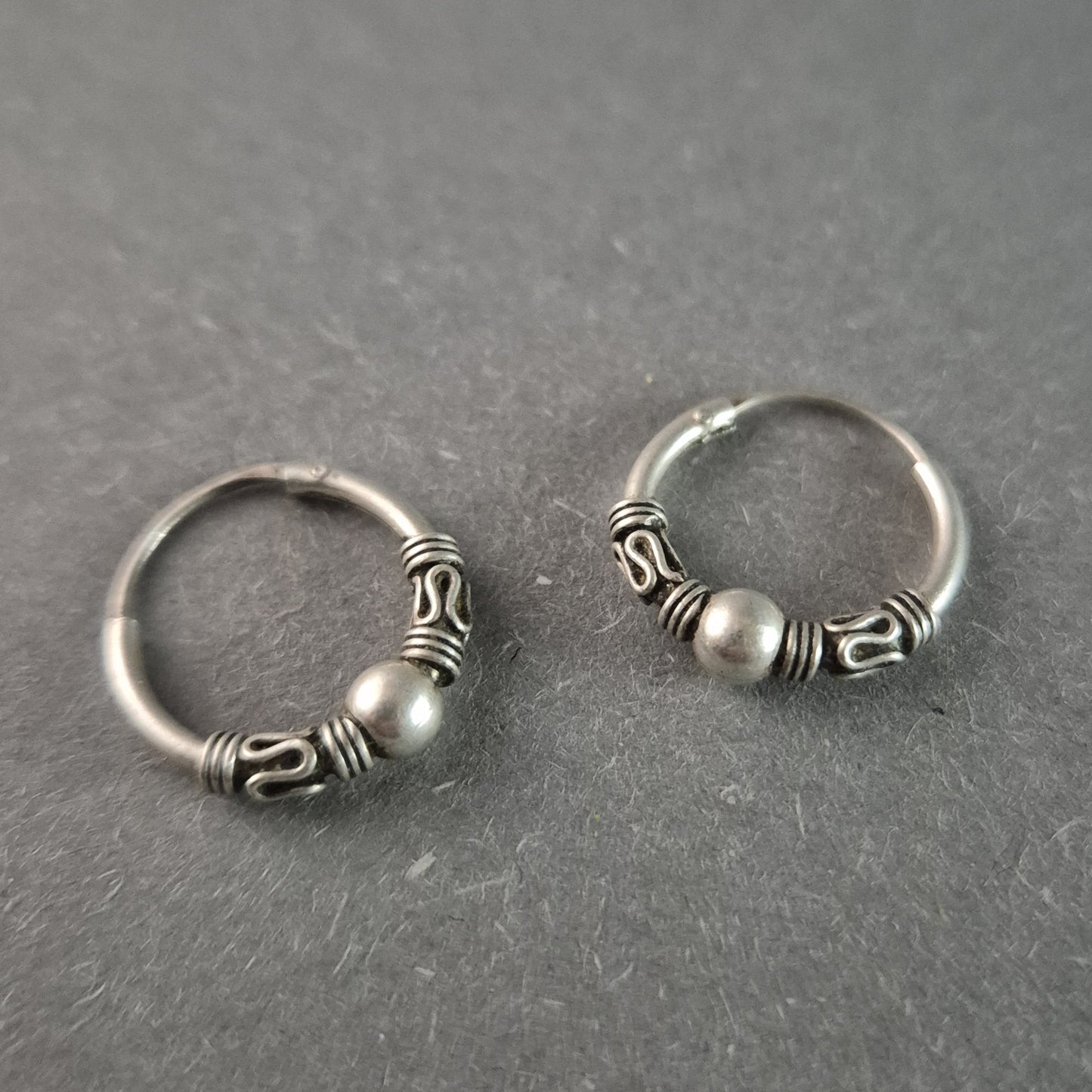 Vintage Bali Creolen aus Silber – Ethno-Charme und zeitlose Eleganz