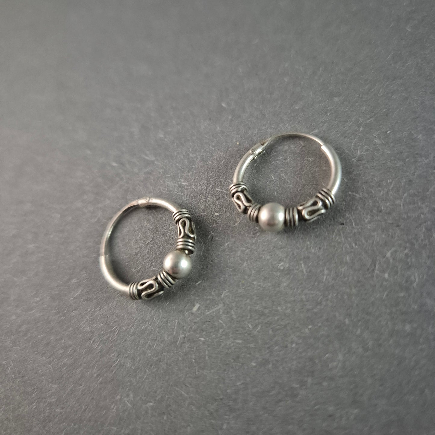 Vintage Bali Creolen aus Silber – Ethno-Charme und zeitlose Eleganz