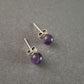 Amethyst Ohrstecker aus Silber – Eleganz in Violett
